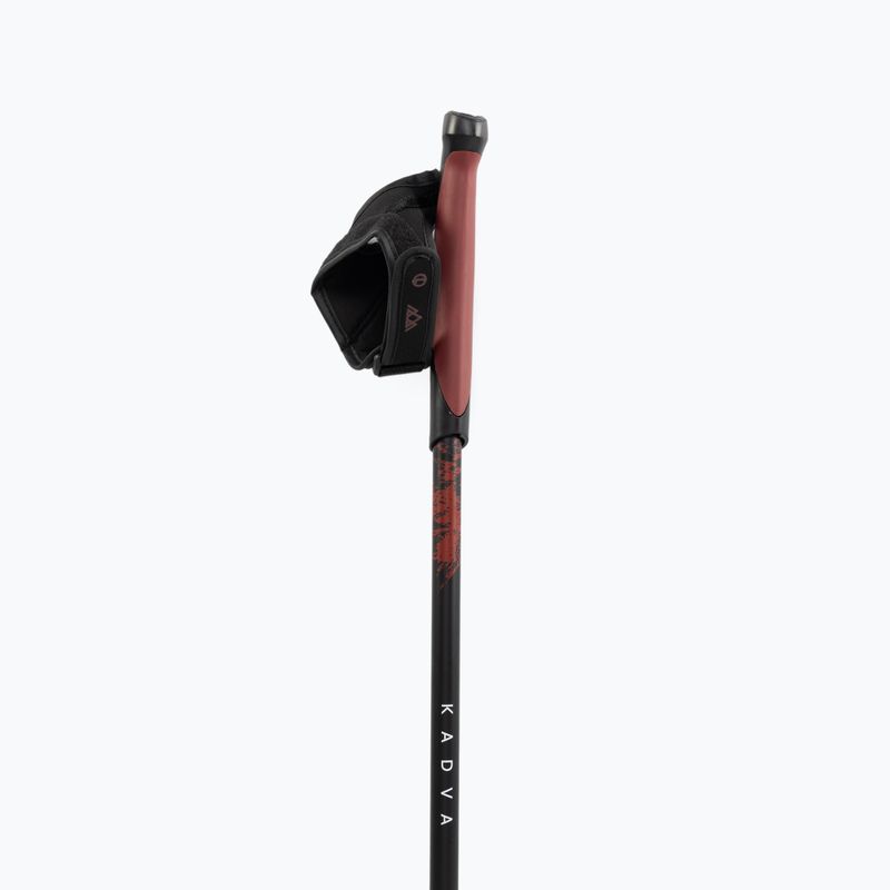 Kije nordic walking KADVA Halna regulowane czerwony 5