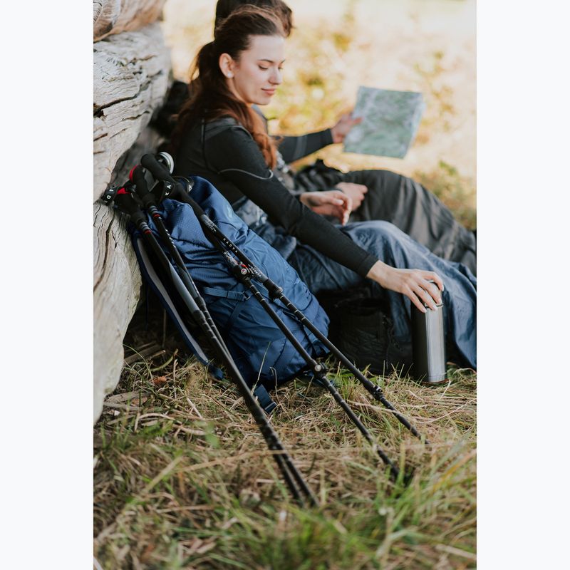 Kije trekkingowe KADVA Torre regulowane karbonowe szary 4