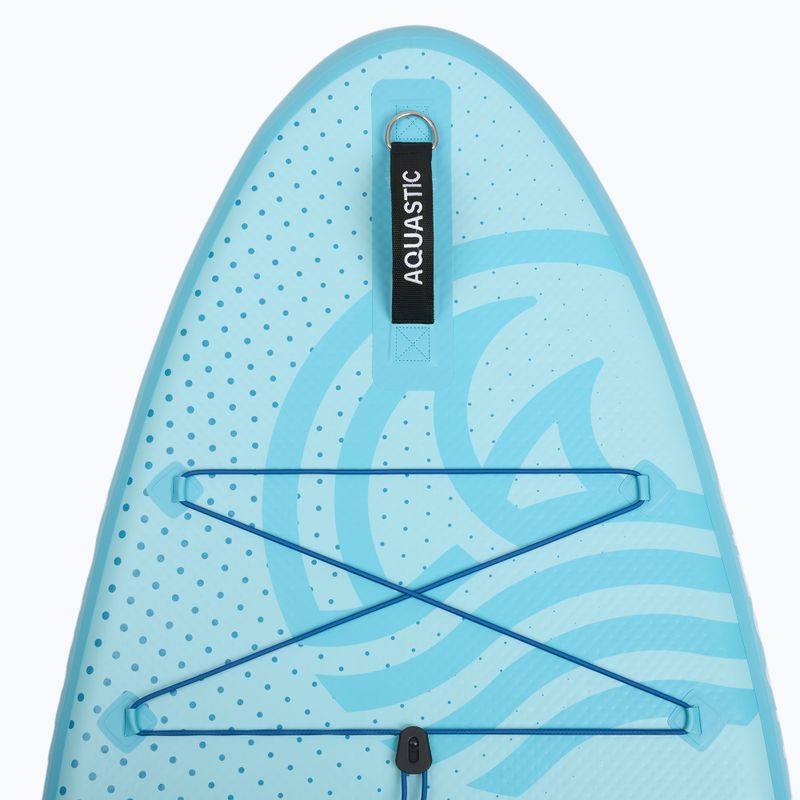 Zestaw deska SUP pompowana dziecięca AQUASTIC Perth 8'0" allround niebieski 6