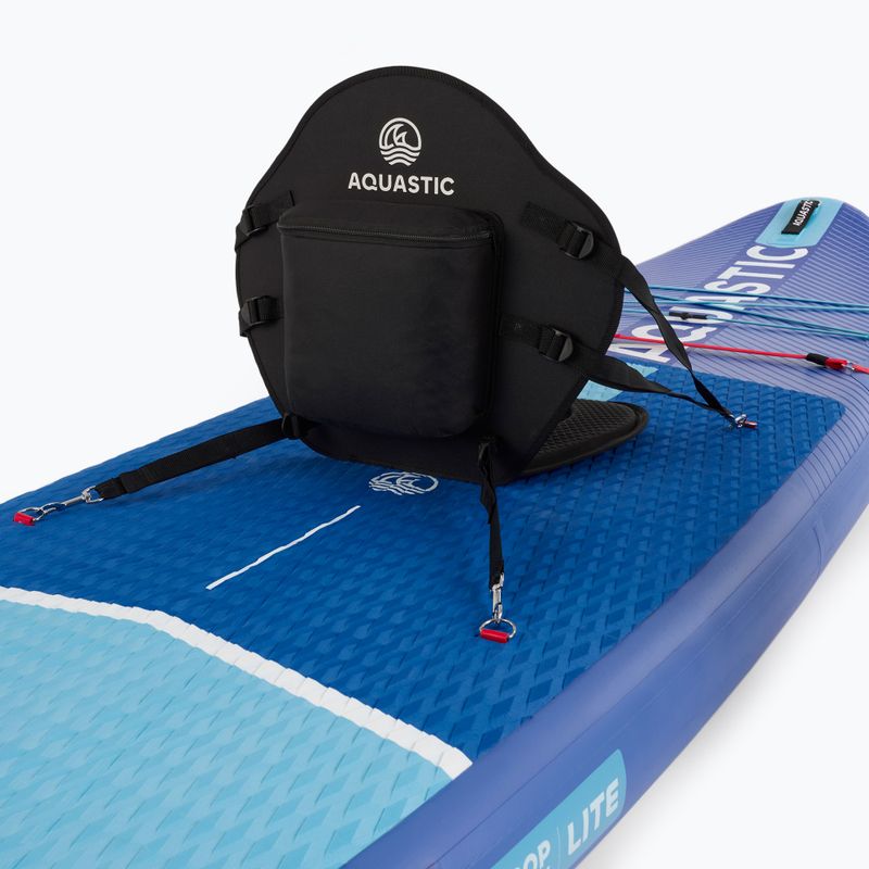 Zestaw deska SUP pompowana AQUASTIC Perth Pro 11'2" allround niebieski 15