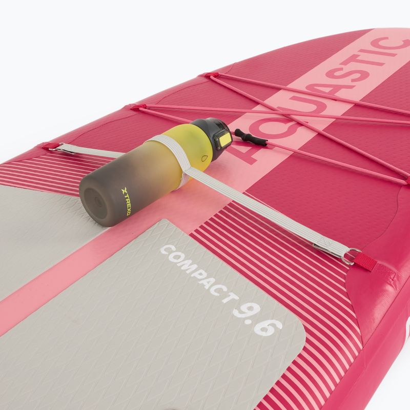 Zestaw deska SUP pompowana AQUASTIC Compact 9'6" różowy 11