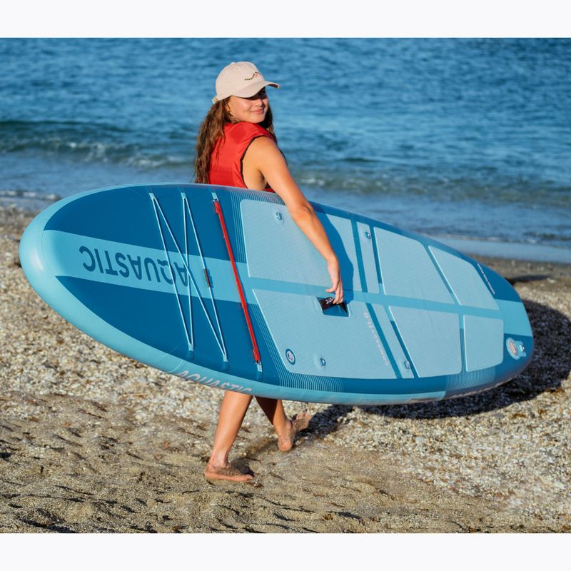 Zestaw deska SUP pompowana Compact 11'0" niebieski 19