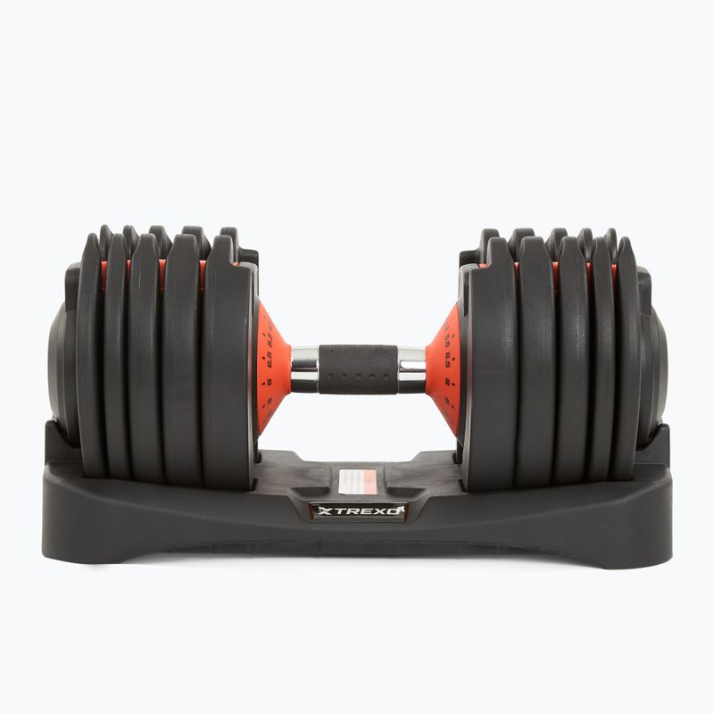 Hantel regulowana XTREXO 24 kg EVO czarny 4