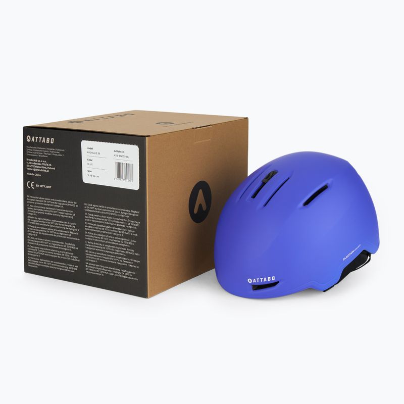 Kask narciarski dziecięcy ATTABO Avens 2.0 Jr niebieski 15