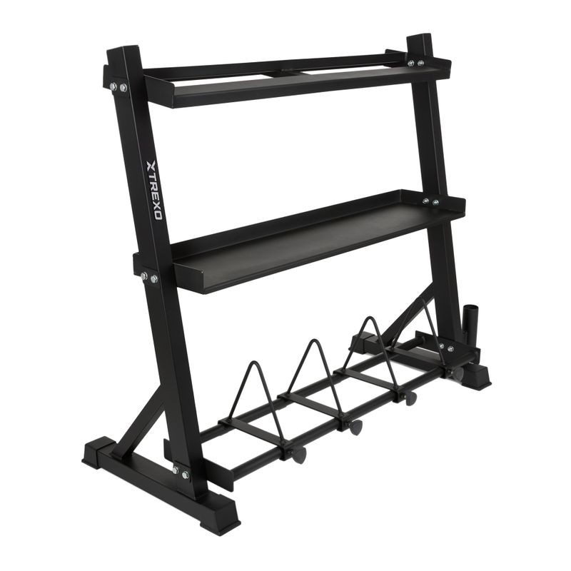 Stojak XTREXO Complex Gym Storage czarny 14
