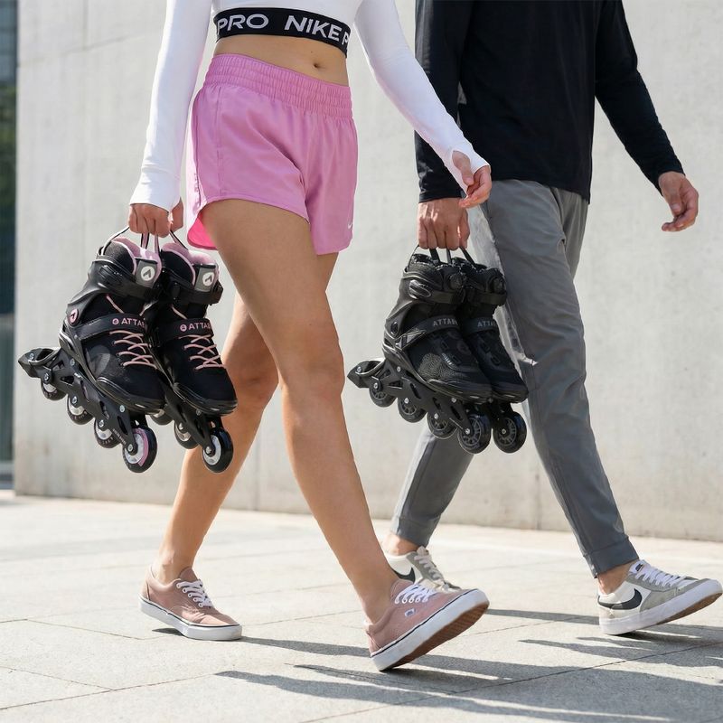 Rolki męskie ATTABO OneFoot Fitgo system czarny 5