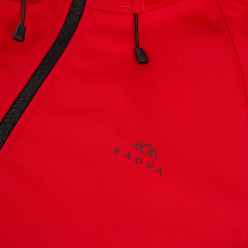 Bluza trekkingowa męska KADVA Arix WP 5K/3K softshell hybrid czerwony 9