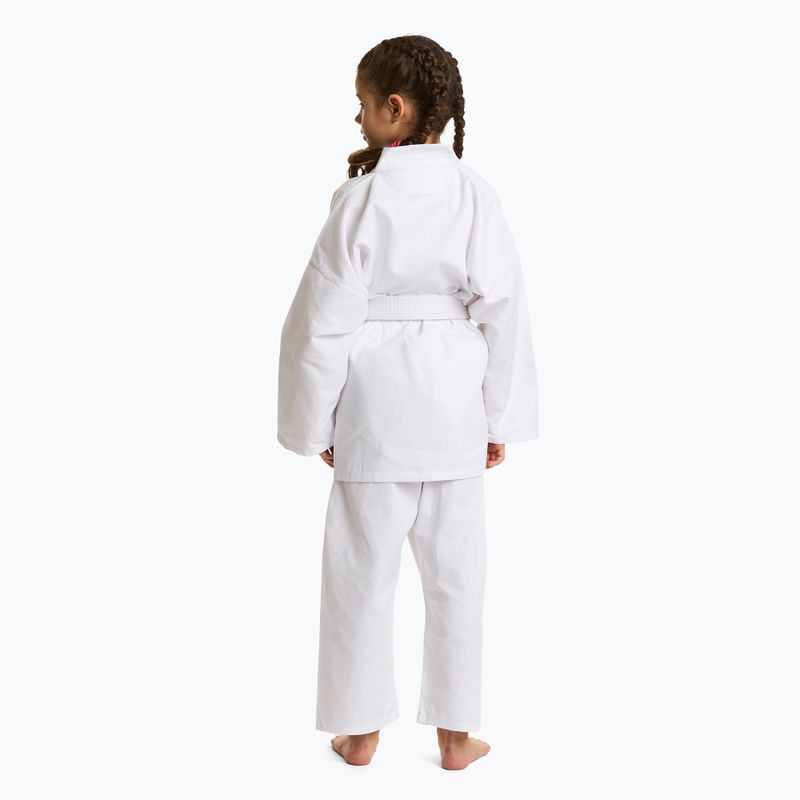 Karategi dziecięce HOOK FIGHTING Karate - Back To School biały 3