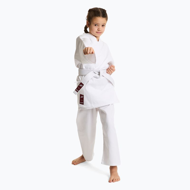 Karategi dziecięce HOOK FIGHTING Karate - Back To School biały 8