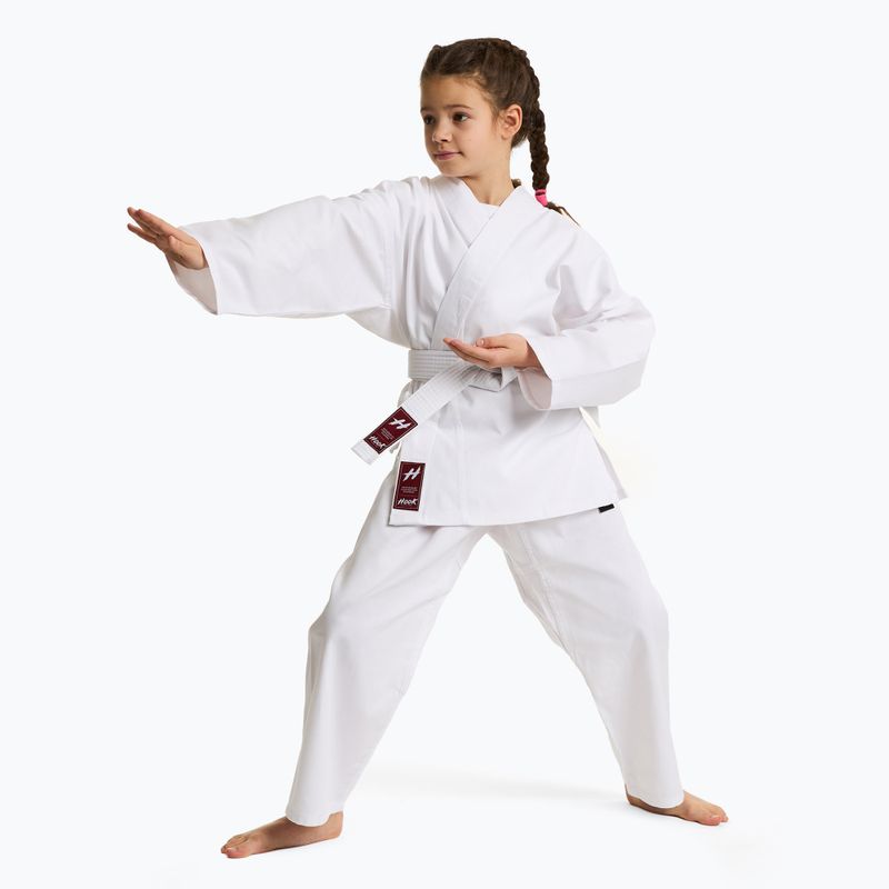 Karategi dziecięce HOOK FIGHTING Karate - Back To School biały 7