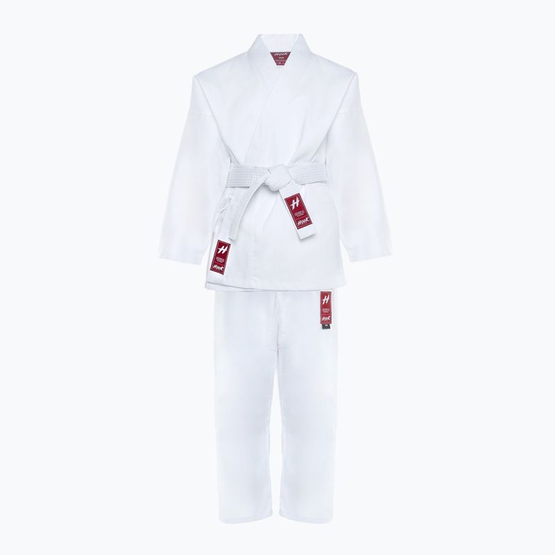 Karategi dziecięce HOOK FIGHTING Karate - Back To School biały 17
