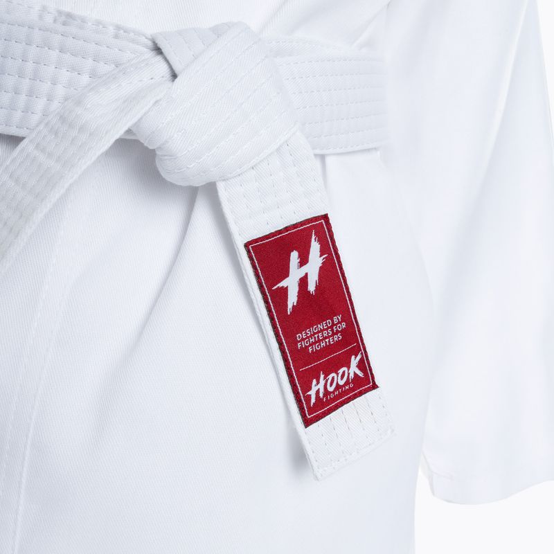 Karategi dziecięce HOOK FIGHTING Karate - Back To School biały 21
