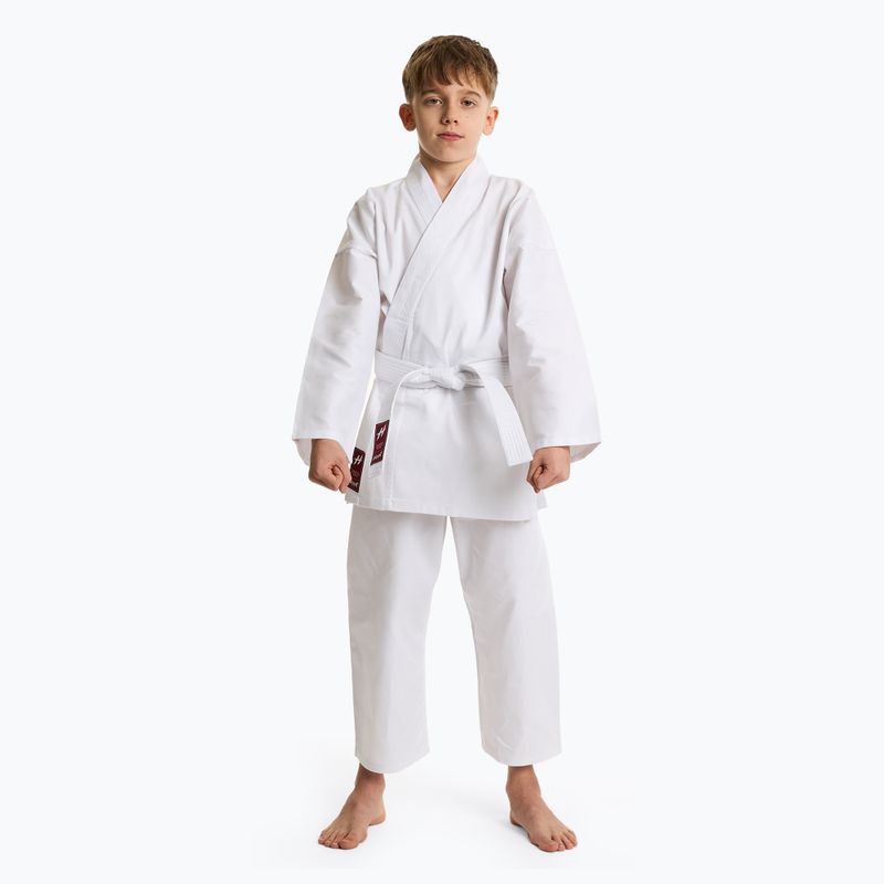 Karategi dziecięce HOOK FIGHTING Karate - Back To School biały 2