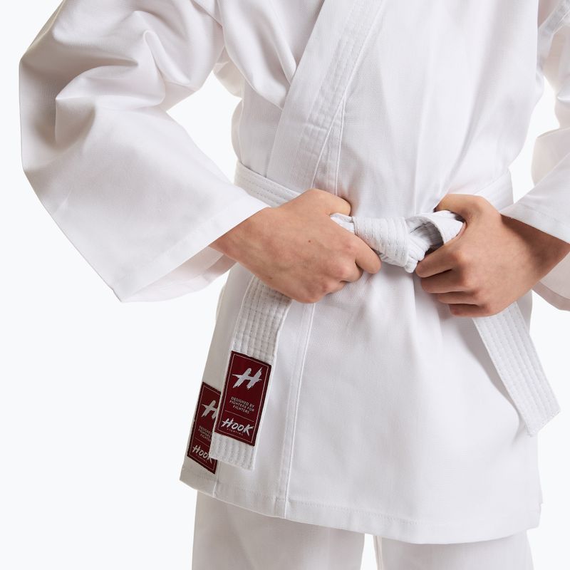 Karategi dziecięce HOOK FIGHTING Karate - Back To School biały 12