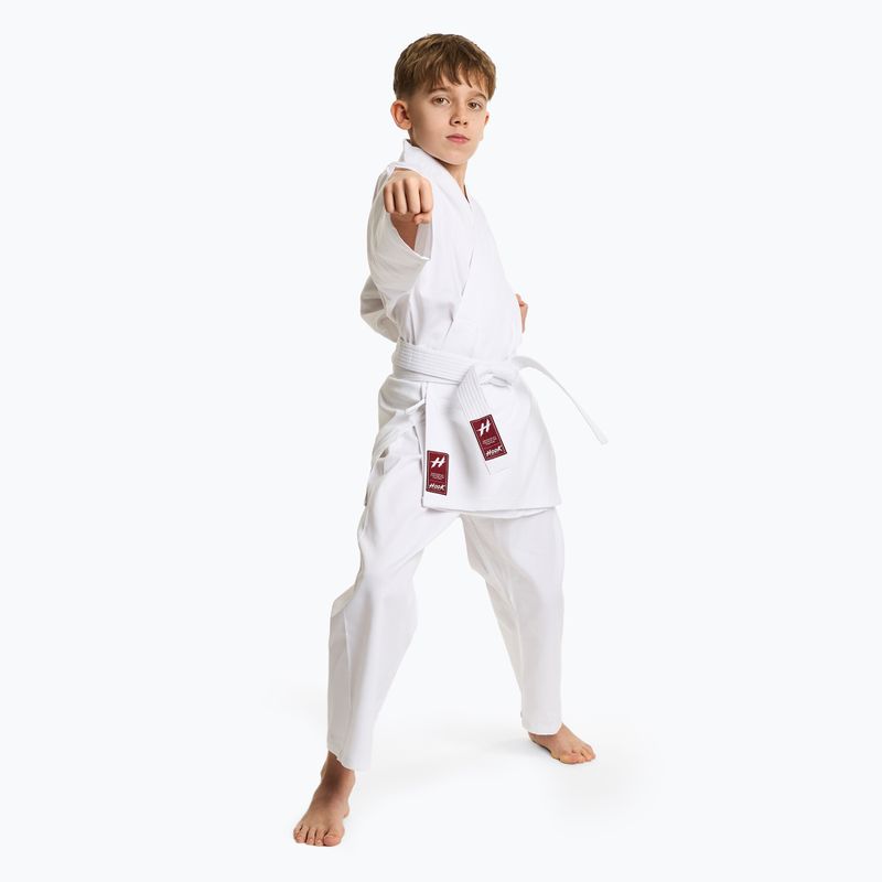 Karategi dziecięce HOOK FIGHTING Karate - Back To School biały 6