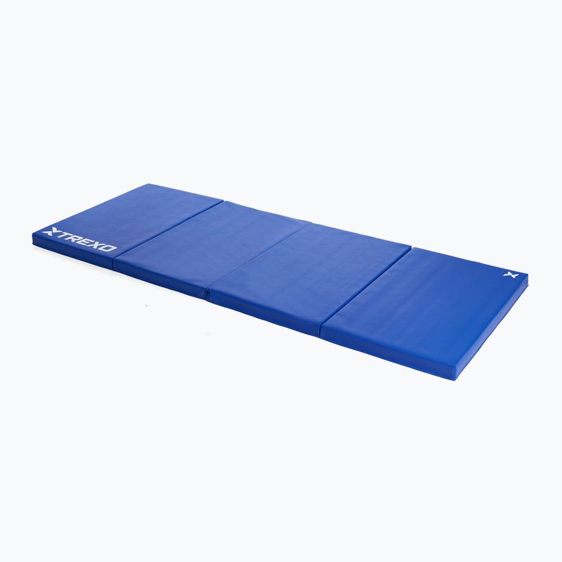 Materac gimnastyczny XTREXO składany 195 x 80 x 5 cm niebieski 3