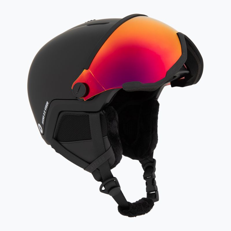 Kask narciarski dziecięcy ATTABO Avens 2.0 Jr Visor czarny 12