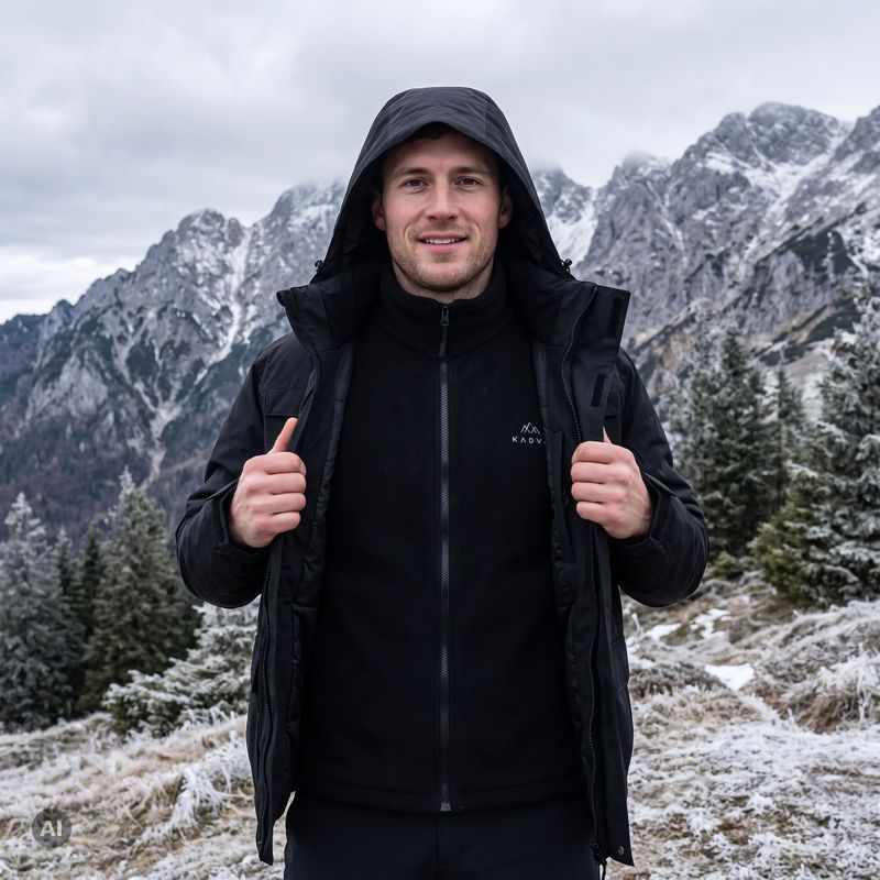 Kurtka 3w1 męska KADVA TraiLine WP czarny 6