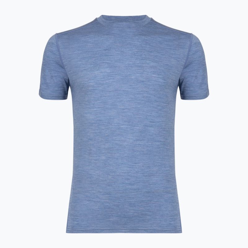 Koszulka termoaktywna męska WOOLCANO Merino 100% TEE0546 niebieska 5