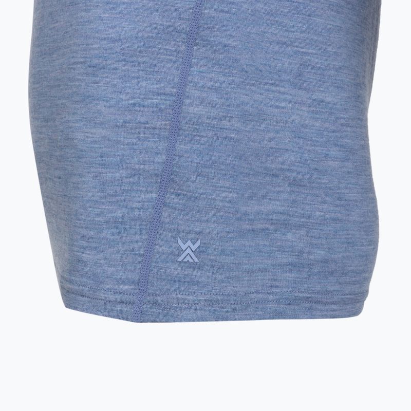 Koszulka termoaktywna męska WOOLCANO Merino 100% TEE0546 niebieska 7