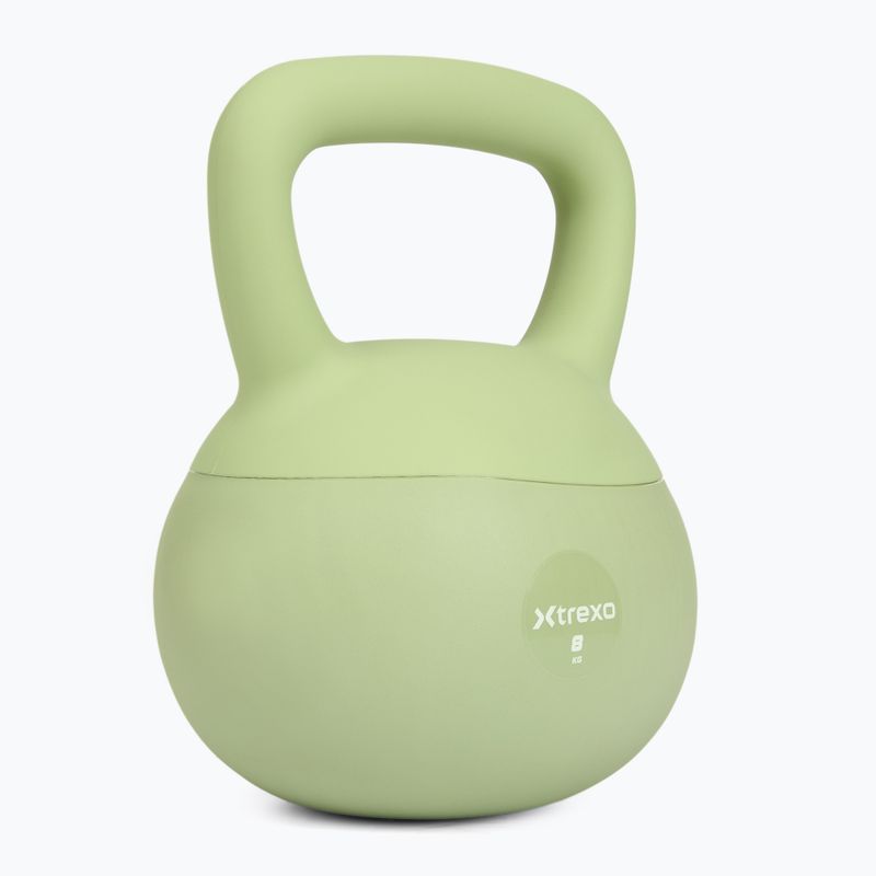 Kettlebell miękki XTREXO 8 kg zielony 6