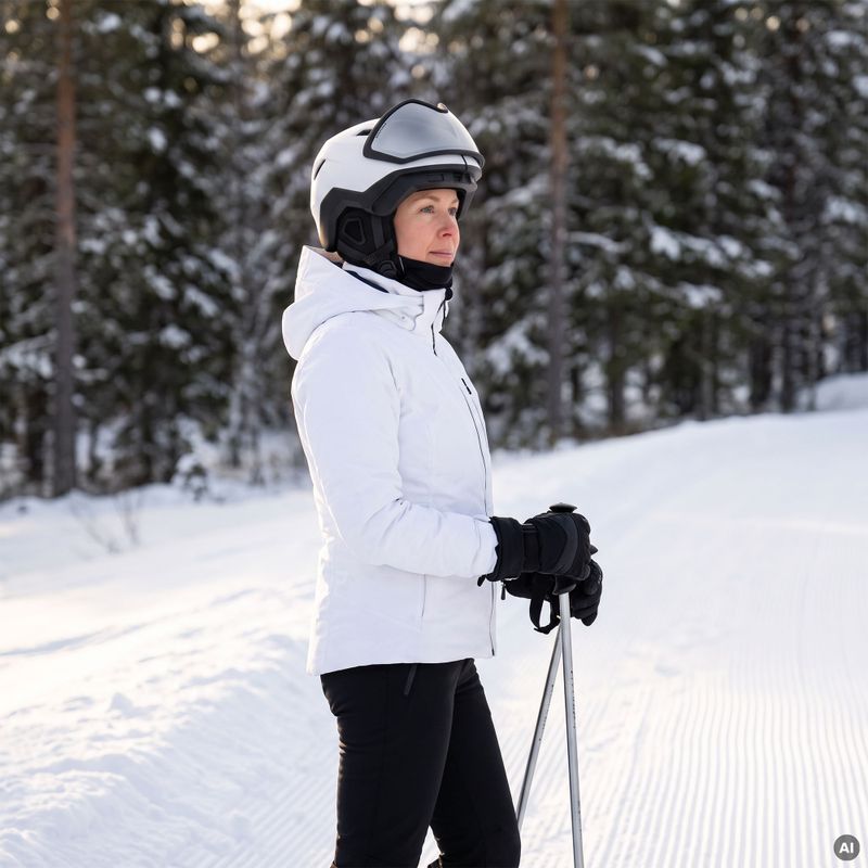 Kask narciarski ATTABO Avens 3.0 Visor ERT biały 7