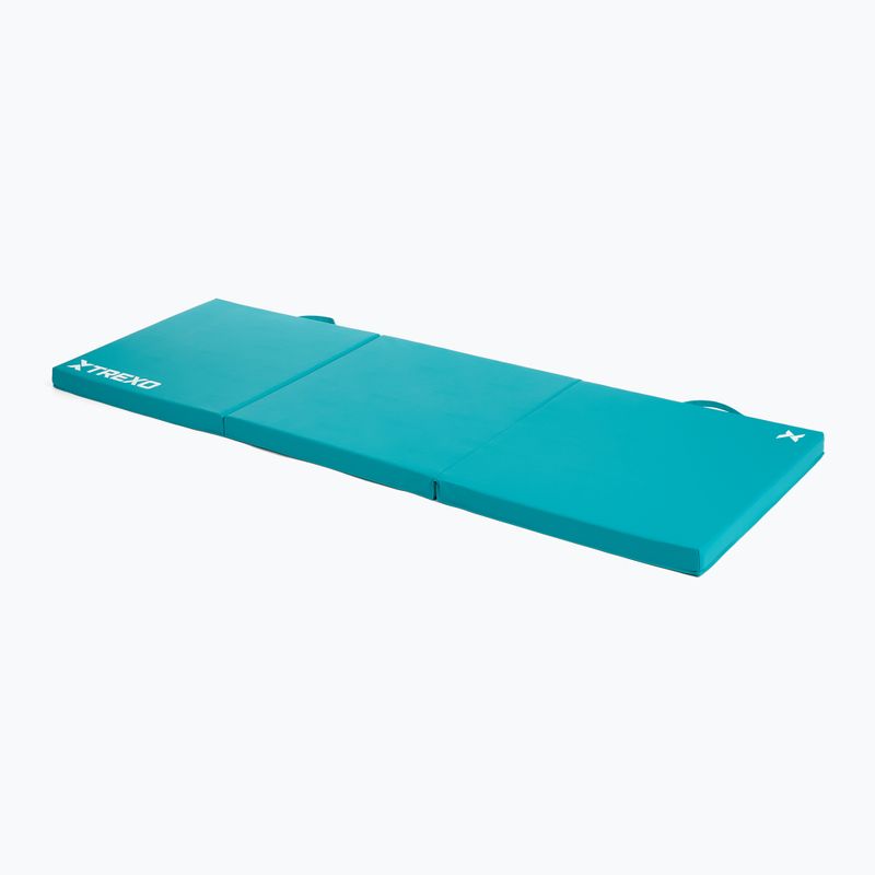 Materac gimnastyczny XTREXO składany 180 x  60 x 5 cm zielony 3