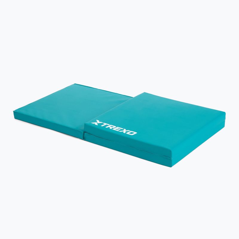 Materac gimnastyczny XTREXO składany 180 x  60 x 5 cm zielony 4