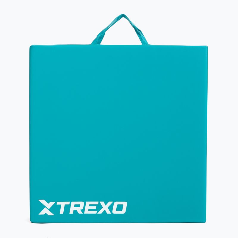 Materac gimnastyczny XTREXO składany 180 x  60 x 5 cm zielony 6