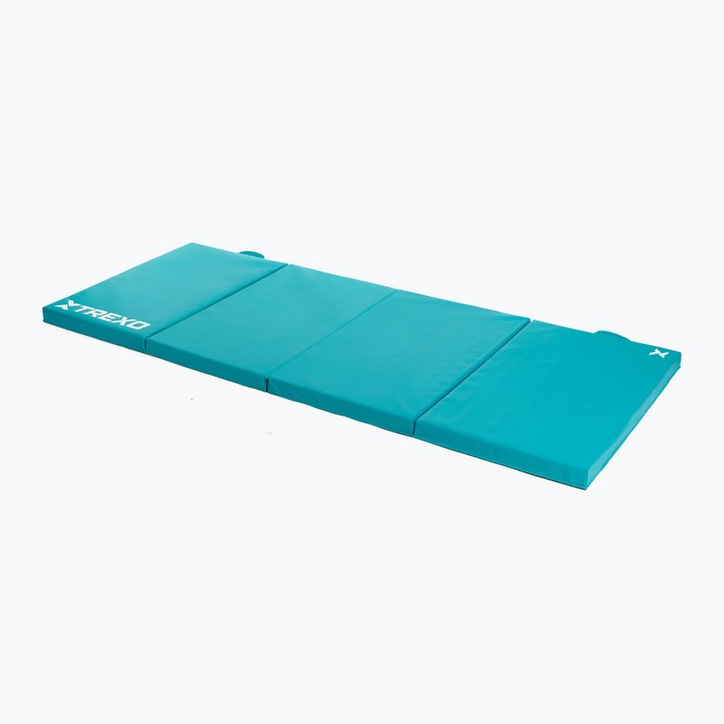 Materac gimnastyczny XTREXO składany 195 x 80 x 5 cm zielony 3