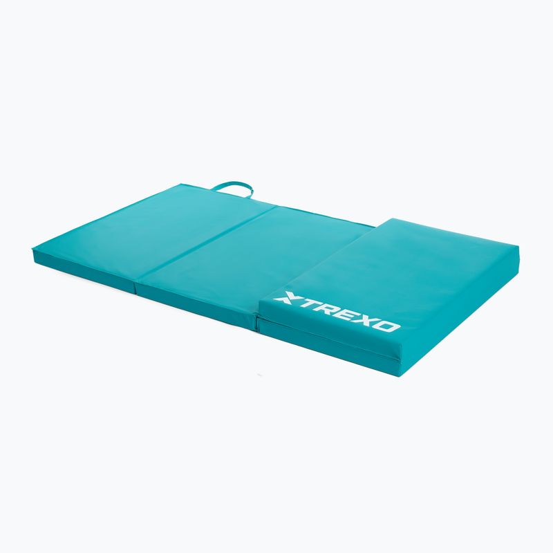 Materac gimnastyczny XTREXO składany 195 x 80 x 5 cm zielony 4