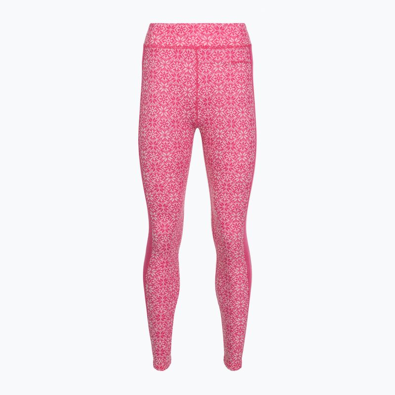 Komplet bielizny termoaktywnej damskiej WOOLCANO SET1109 100% merino różowy 8