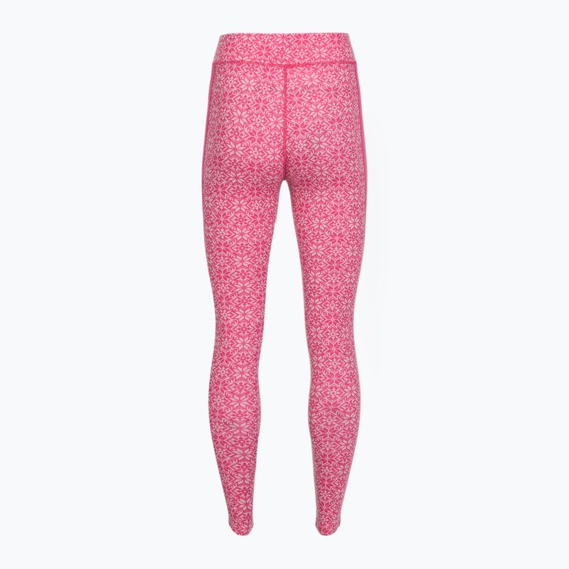 Komplet bielizny termoaktywnej damskiej WOOLCANO SET1109 100% merino różowy 9