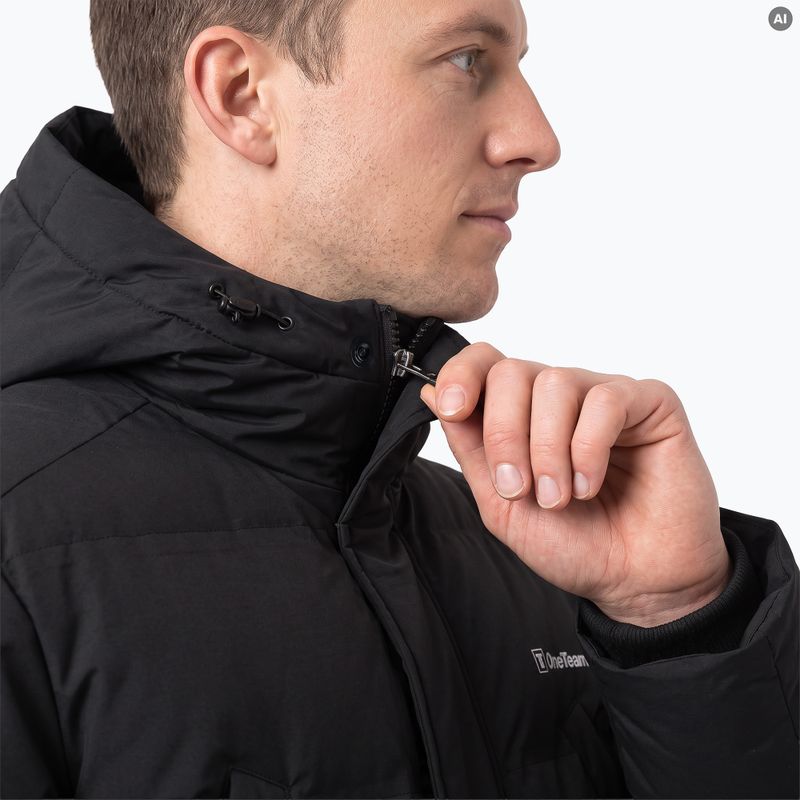 Kurtka zimowa męska OneTeam TacticalPro Heat parka czarny 5