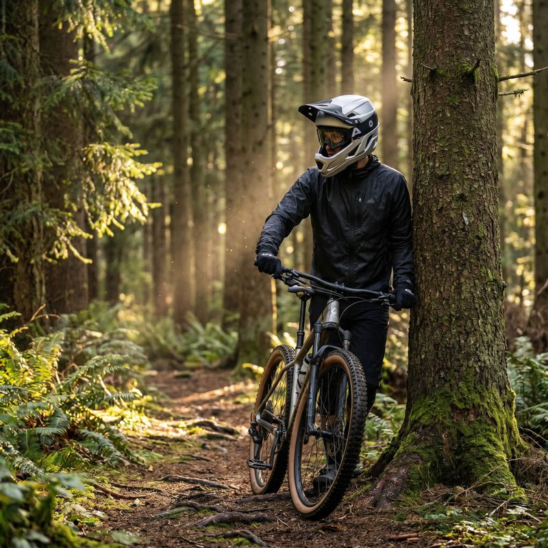 Kask rowerowy ATTABO State 1.0 full face srebrny 12