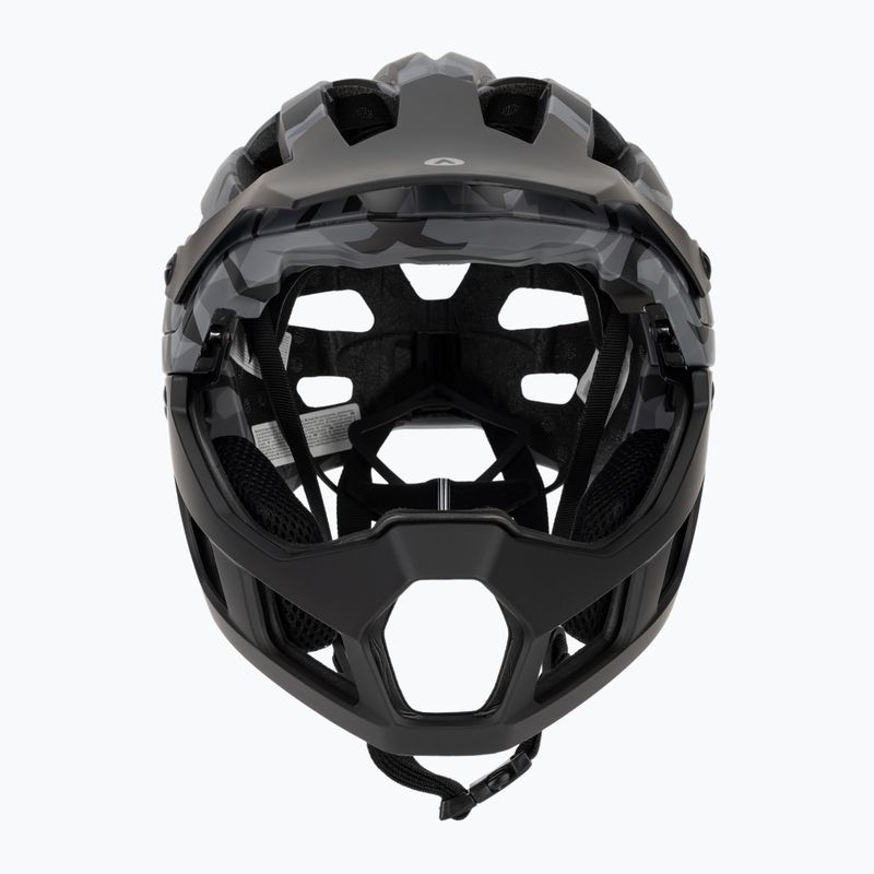 Kask rowerowy ATTABO State 2.0 full face szary 2