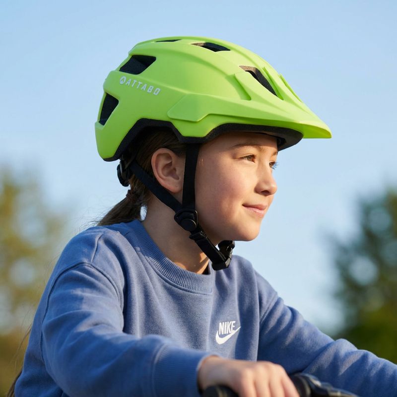 Kask rowerowy dziecięcy ATTABO Khola zielony 3
