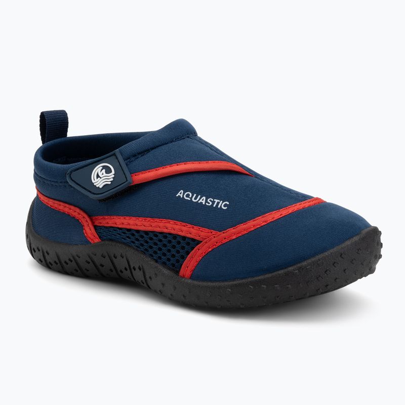 Buty do wody dziecięce AQUASTIC Nino granatowy/czerwony