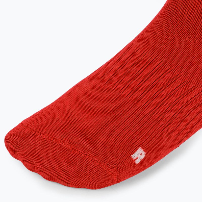 Skarpety piłkarskie dziecięce OneTeam Precision football socks zestaw 2-pack czerwony 5