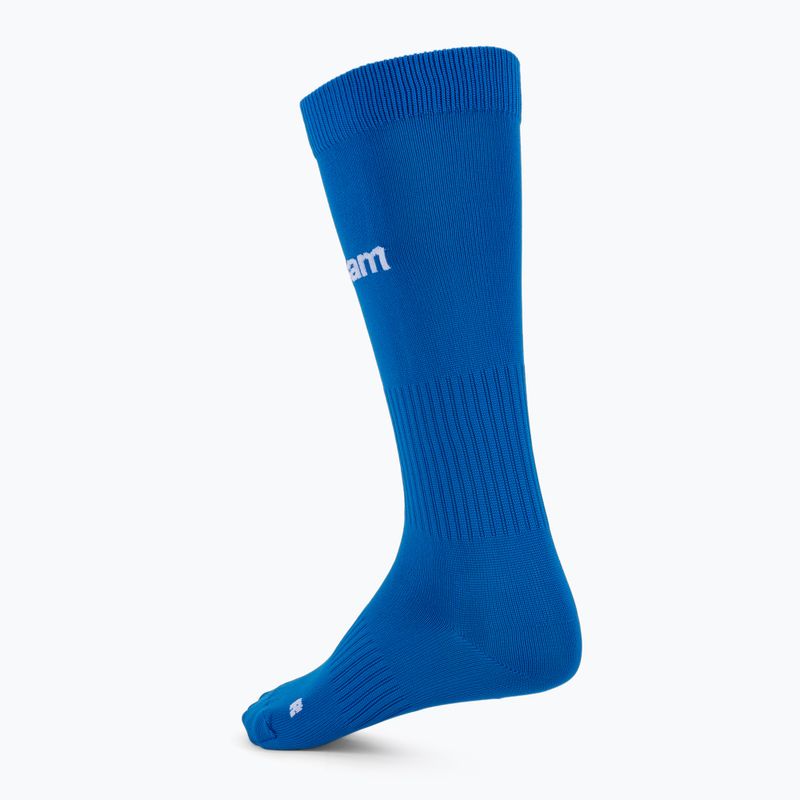 Skarpety piłkarskie dziecięce OneTeam Precision football socks zestaw 2-pack niebieski 3