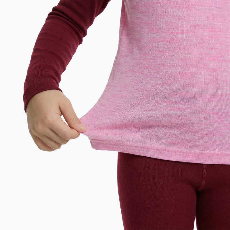 Komplet bielizny termoaktywnej dziecięcej WOOLCANO Merino SET0982 fioletowy 6