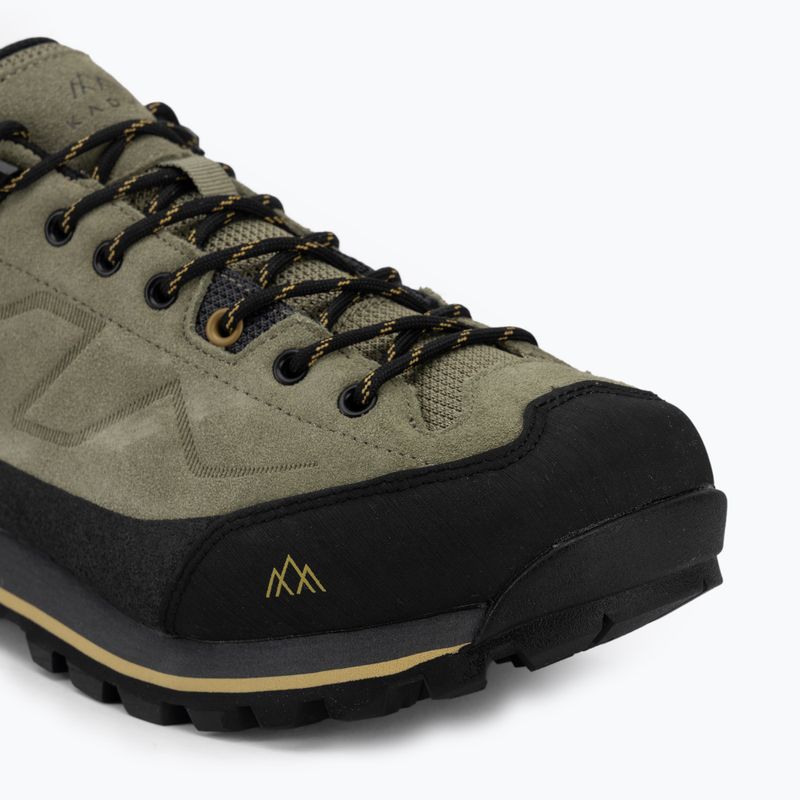 Buty trekkingowe męskie KADVA NEVRA WP niskie skórzane zielony 13