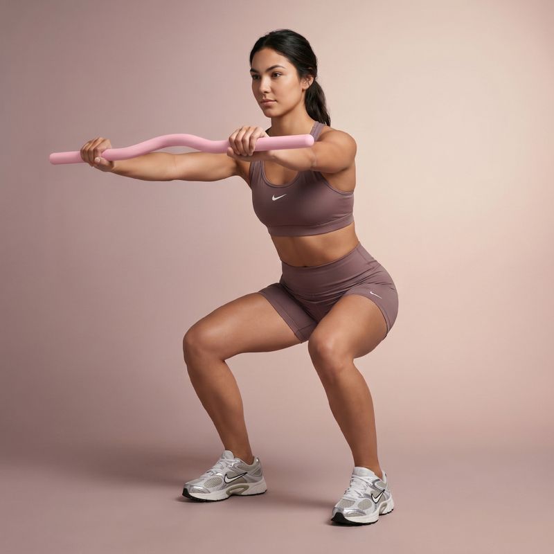 Gryf łamany XTREXO SCULPT 90 cm różowy 3