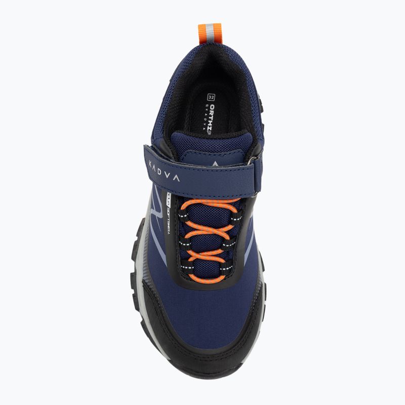 Buty trekkingowe dziecięce KADVA Rocky Trail Low WaterProof Softshell granatowy 8