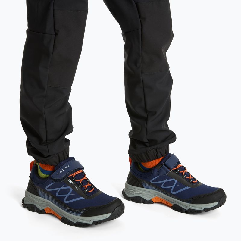 Buty trekkingowe dziecięce KADVA Rocky Trail Low WaterProof Softshell granatowy 2