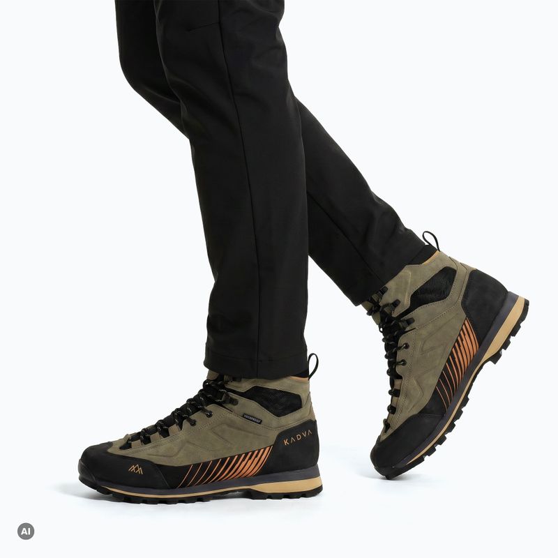 Buty trekkingowe męskie KADVA Nevra Mid WP zielony 2