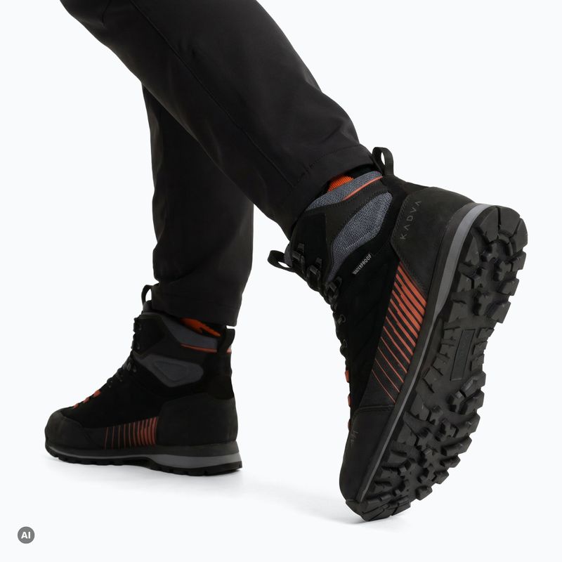 Buty trekkingowe męskie KADVA Nevra Mid WP czarny 3