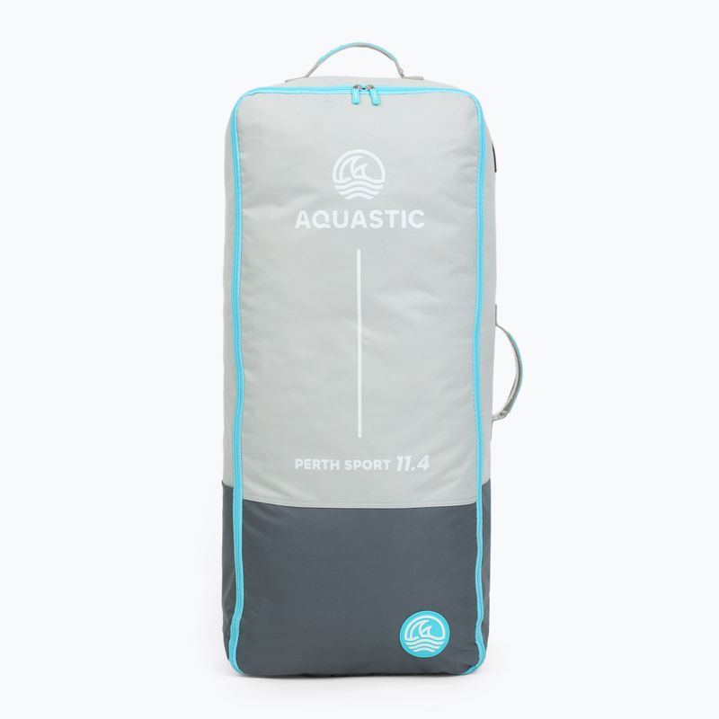 Zestaw deska SUP pompowana AQUASTIC Perth Sport 11'4" MSL allround zielony 15
