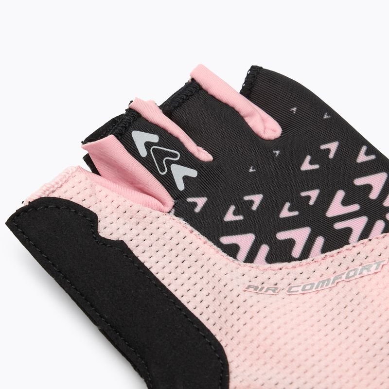 Rękawiczki rowerowe damskie ATTABO Vito WMNS gel shock proof różowy/czarny 9