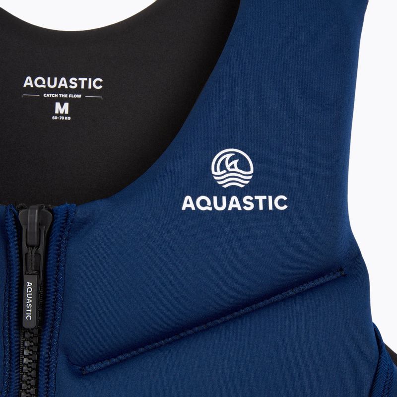 Kamizelka asekuracyjna AQUASTIC Omni 50N neoprenowa granatowy 5